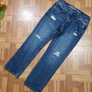 AEROPOSTALE destroyed straight jeans